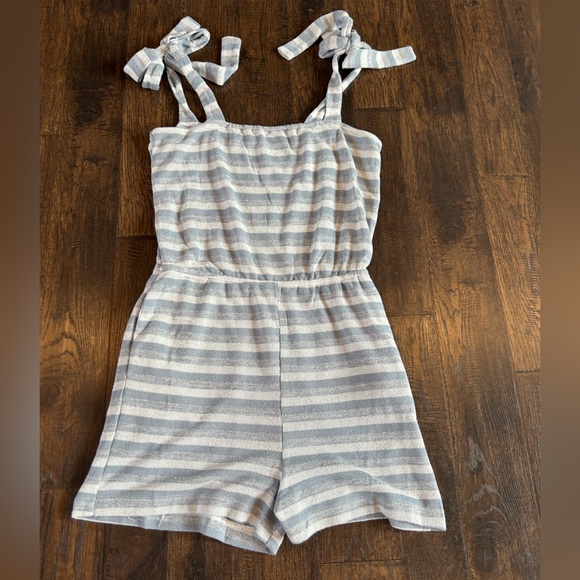 Pink Lily Pants - Pink Lily Blue and White Striped Camisole